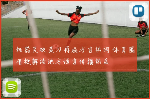 机器灵砍菜刀再成方言热词 体育圈借梗解读地方语言传播热度